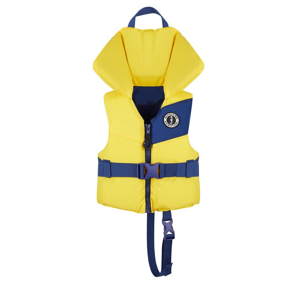 Mustang Lil' Legends Child Foam Vest - Yellow/Navy - MV3556 - 844 - 0 - Anchor Express
