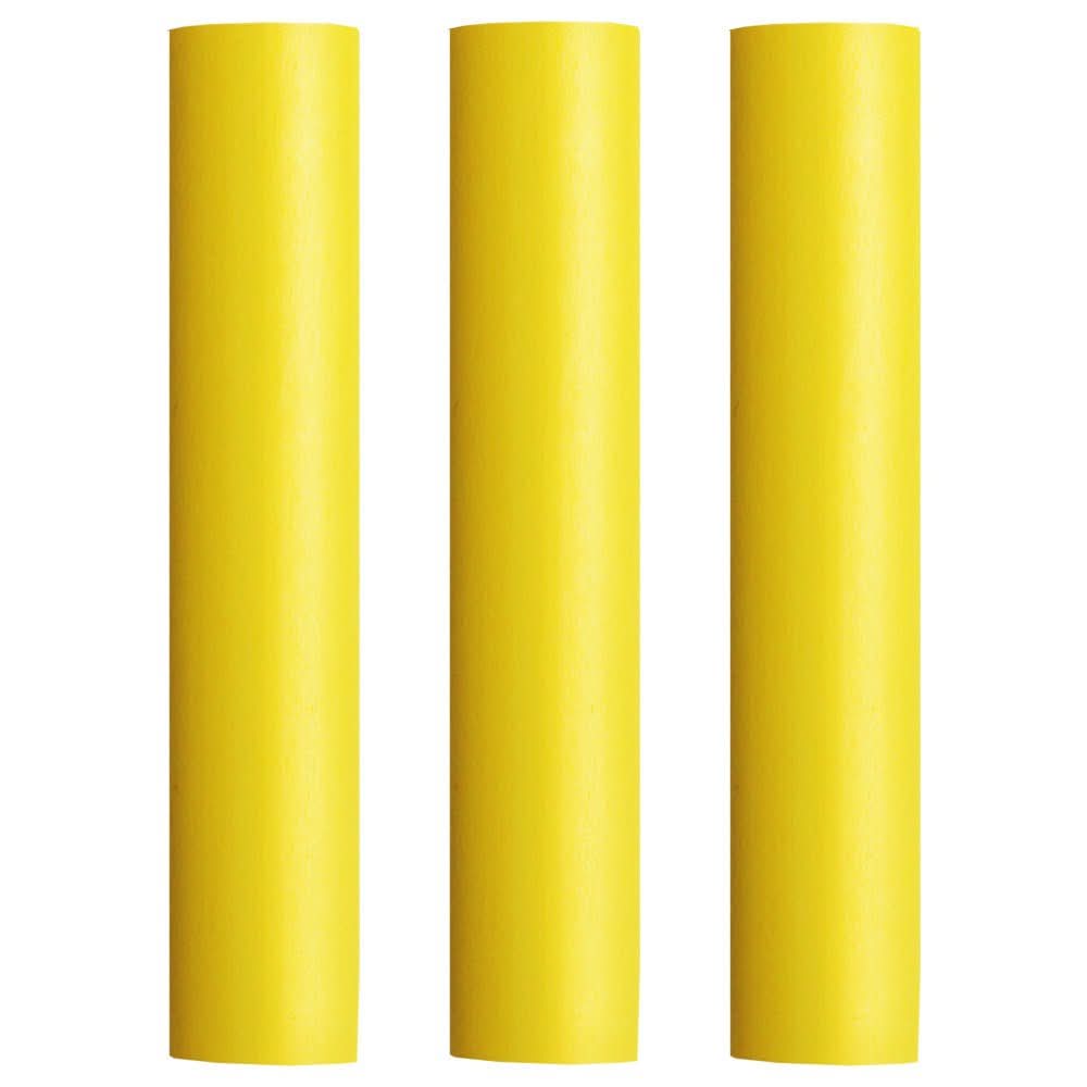 Pacer Battery Cable Heat Shrink Tubing - 1" x 12" - Yellow (3 - Pieces) - Anchor Express