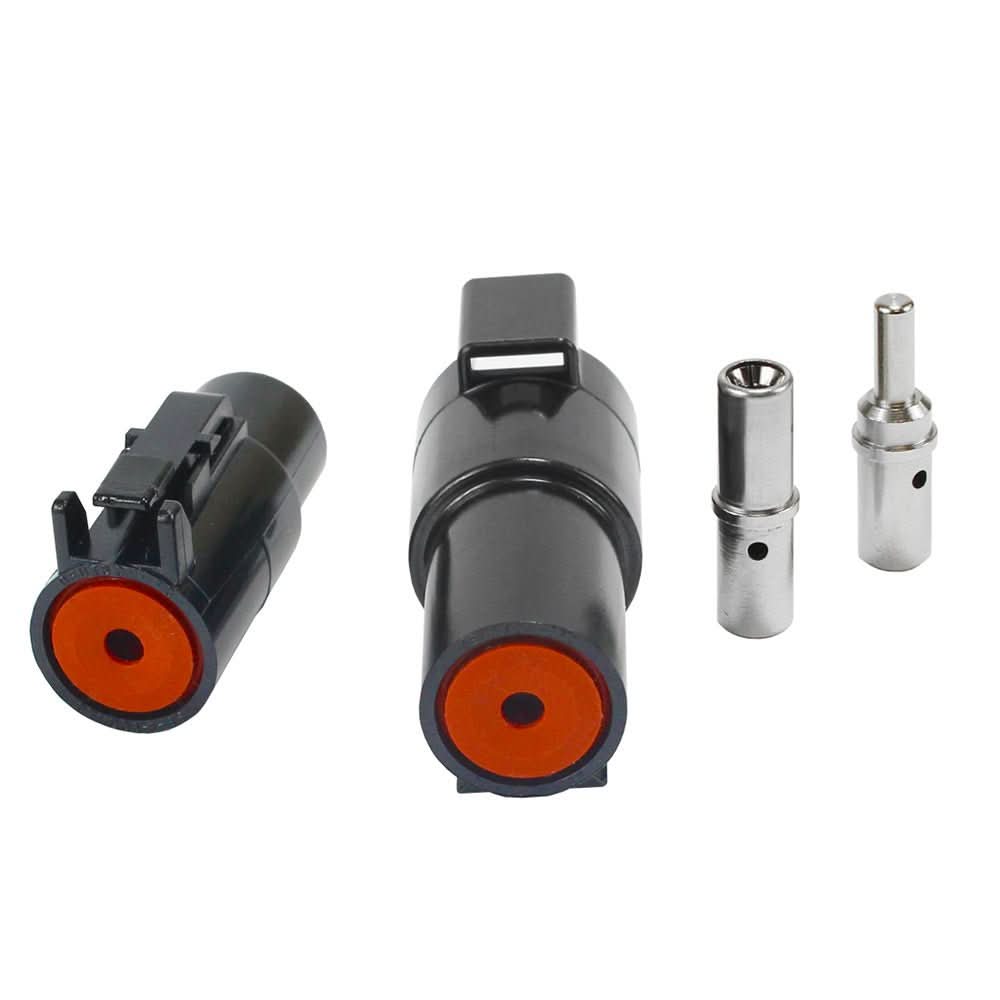 Pacer Deutsch 10 - 8 AWG DTHD Power Plug & Receptacle w/Pin & Socket - Anchor Express