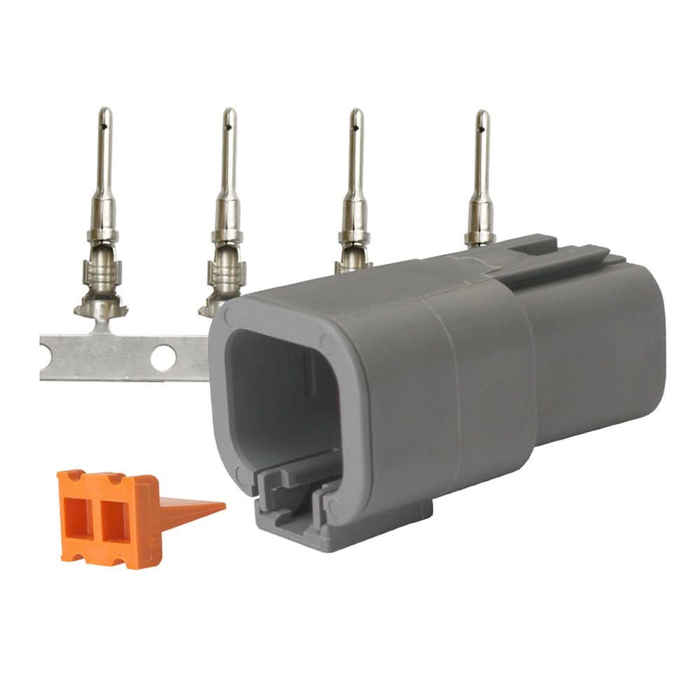 Pacer DTP Deutsch Receptacle Repair Kit - 14 - 12 AWG (4 Position) - Anchor Express