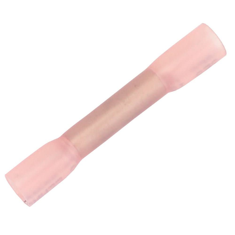 Pacer Group 22 - 18 AWG Heat Shrink Butt Connector - 500 Pack for Reliable Wire Splicing - TBSE18 - 500 - Anchor Express