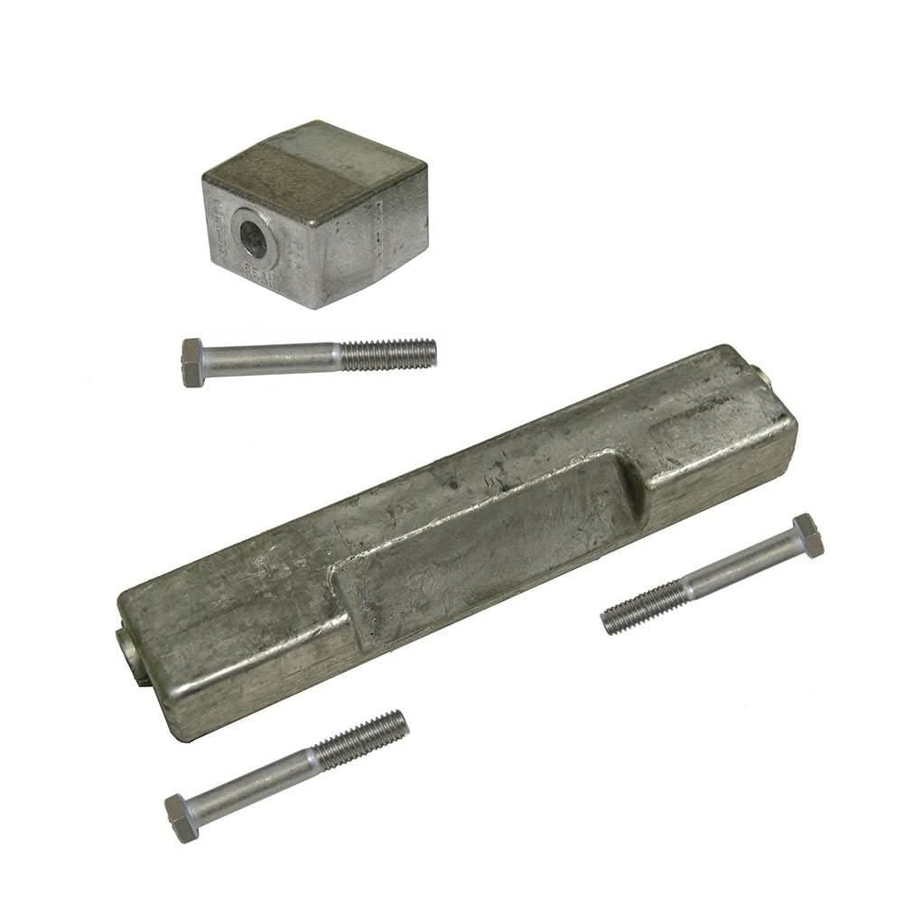 Performance Metals Bombardier Johnson/Evinrude 90 - 225HP 1991 & Later Complete Anode Kit - Aluminum - Anchor Express