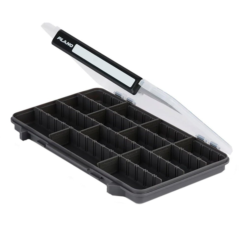 Plano StowAway 3700 Thin Stow Storage Box with Adjustable Compartments and Transparent Lid - P000270 - Anchor Express