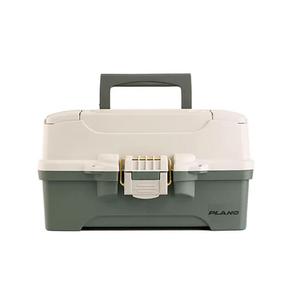 Plano Two - Tray Tackle Box in Green and Tan, Model P000404 - P000404 - Anchor Express
