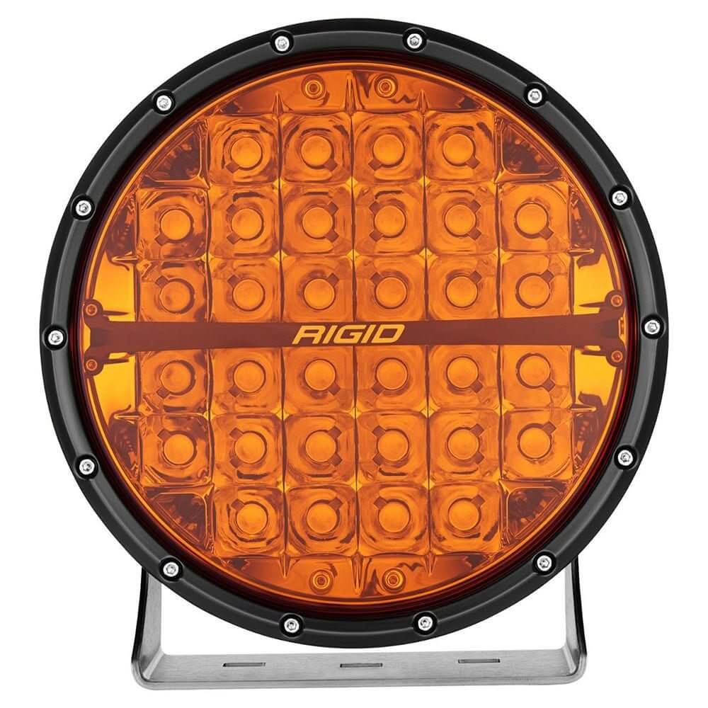 RIGID Industries 360 - Series Amber Pro 9" Offroad Spot Beam w/Amber Backlight Pod - Single - Anchor Express
