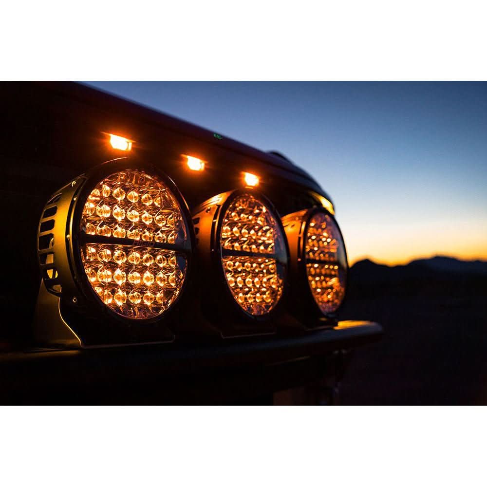 RIGID Industries 360 - Series RGBW 9" Offroad Lamp Spot Beam w/RGBW Backlight Pods - Single - Anchor Express