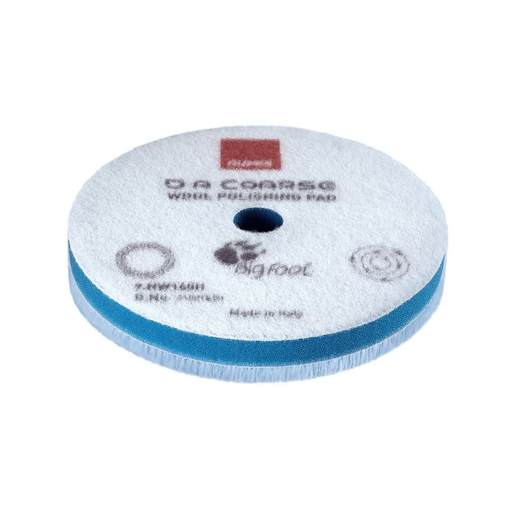 RUPES D - A Coarse Wool Polishing Pad 80mm - Blue for Heavy Paint Correction - 9.NW80H - Anchor Express