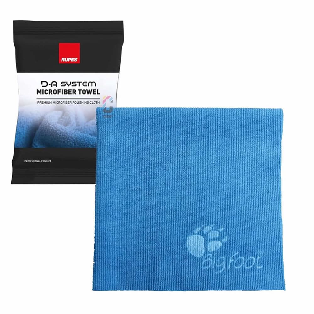 RUPES D - A System Microfiber Towel 16x16 - Blue - 9.BF9050 - Anchor Express