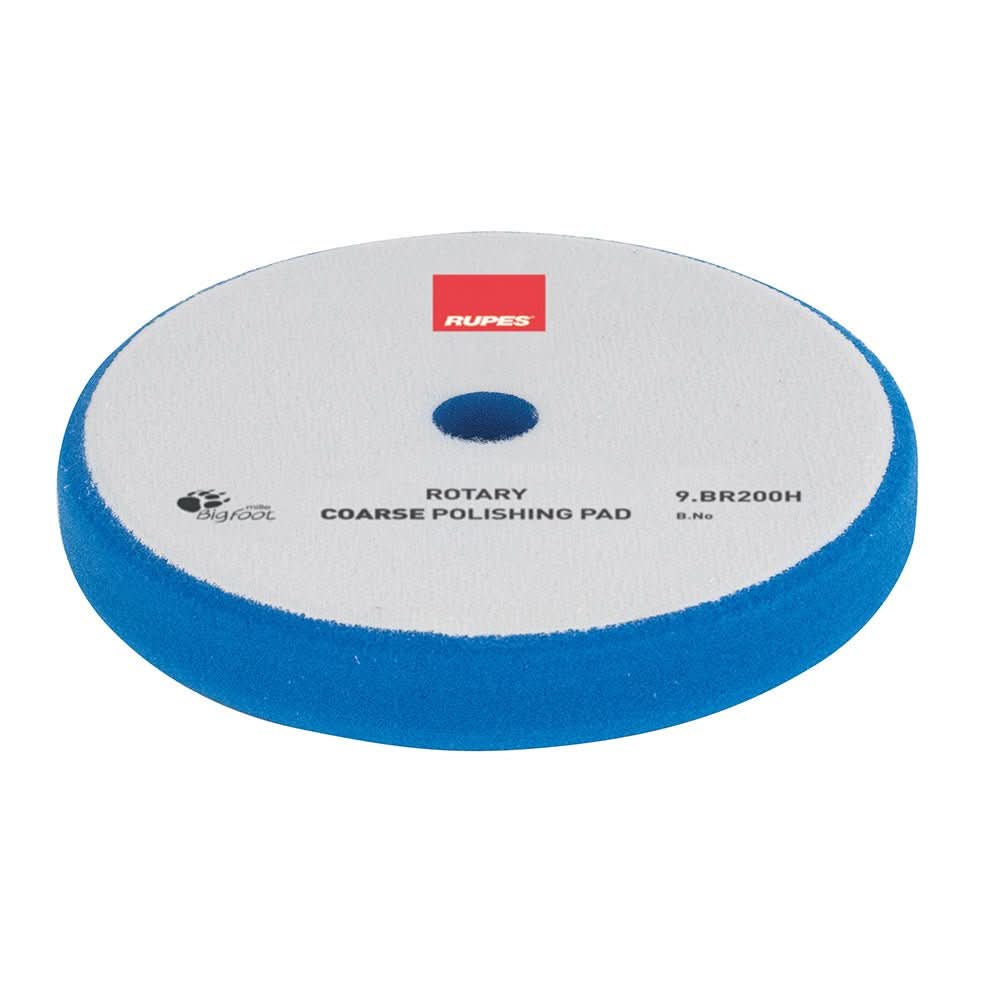 RUPES Rotary Coarse Polishing Foam Pad 175/180mm - Blue - 9.BR200H - Anchor Express