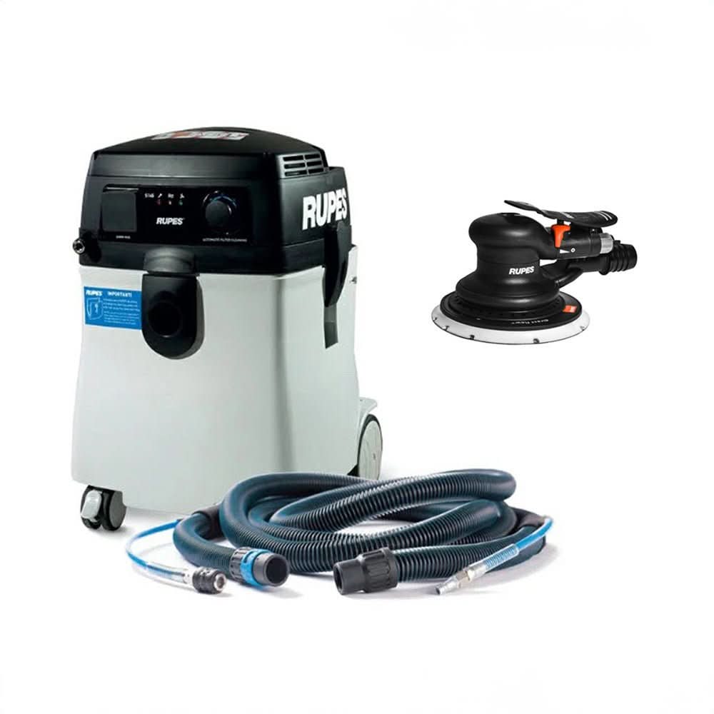 RUPES S245 Portable Vacuum Long Hose Kit with RH356A Skorpio Sander - S245EPL/KL1 - 6 - Anchor Express