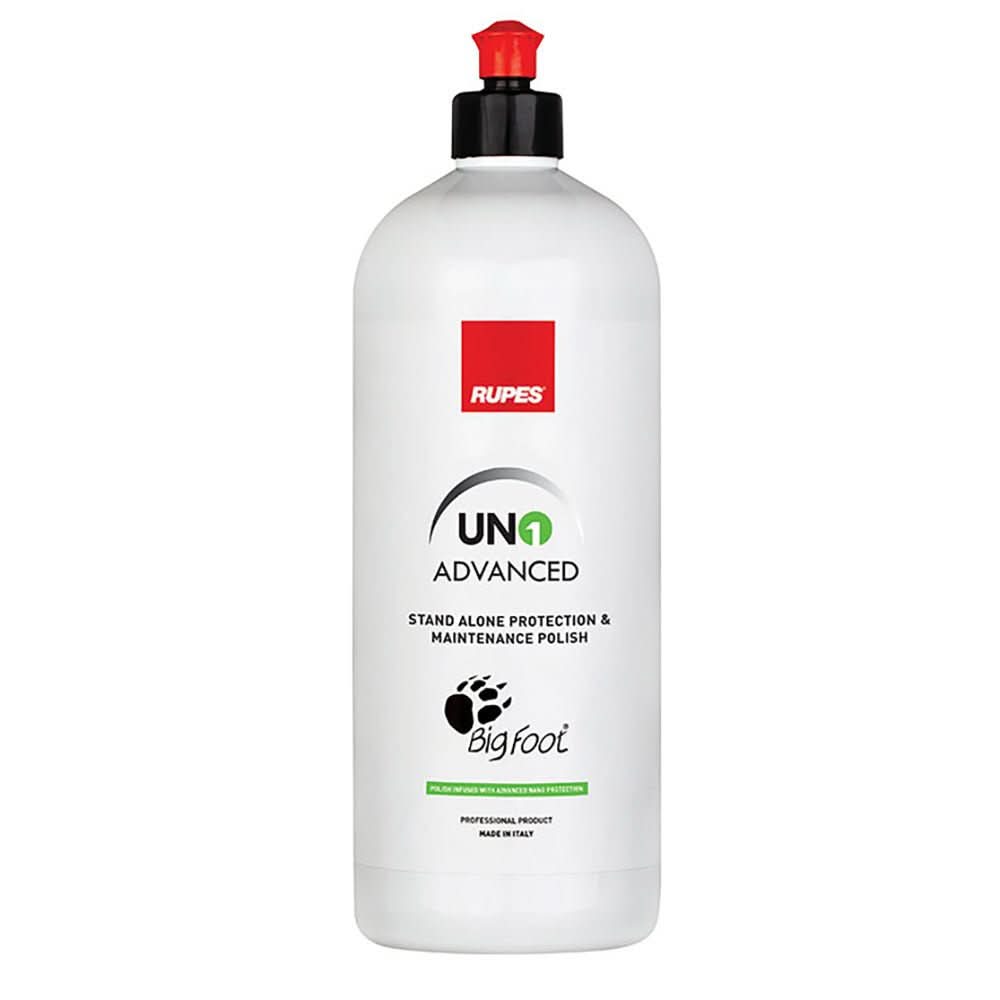 RUPES Uno Advanced Stand Alone Protection & Maintenance Polish 33.8oz - Durable Gloss Enhancer with Nano Technology - 9.ADVANCED - Anchor Express