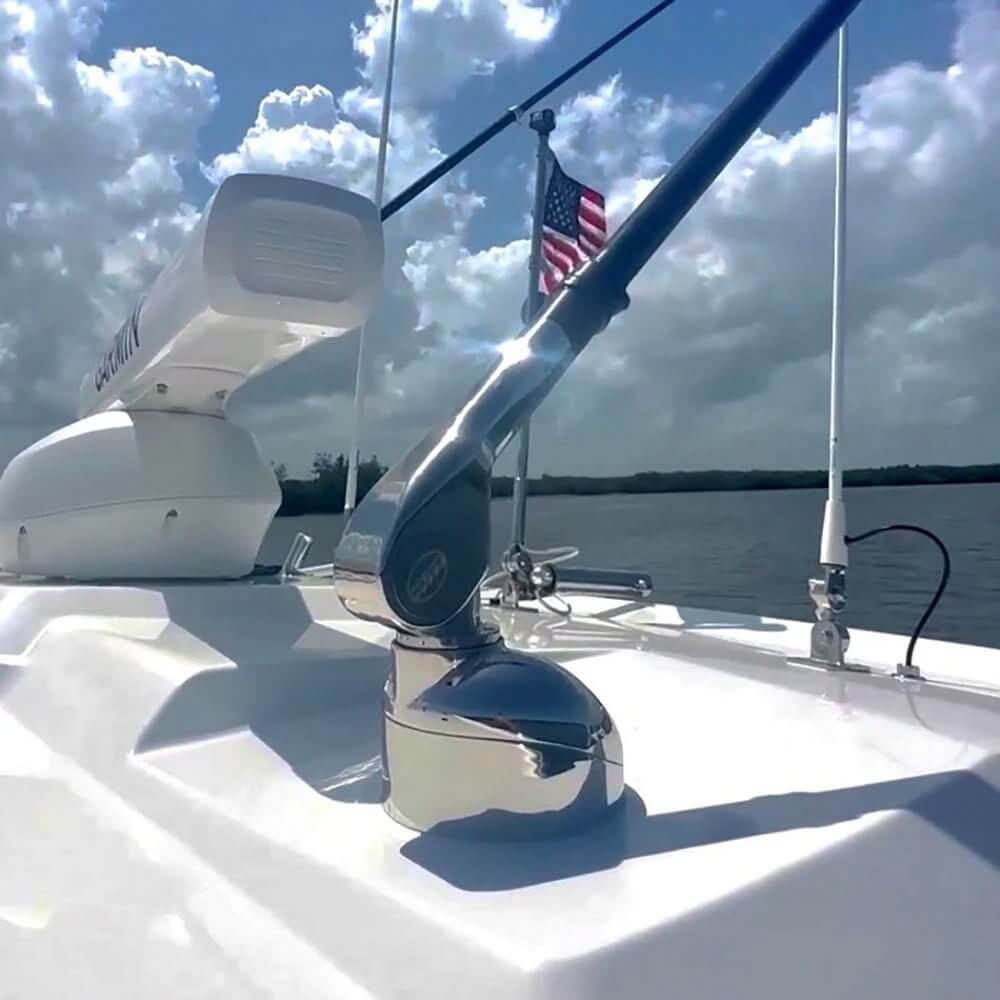 Rupp Marine Top Gun Z - 90 Single - Handle Outrigger Mount Pair with 30:1 Gear Drive - A0 - TPGN - Z90 - Anchor Express