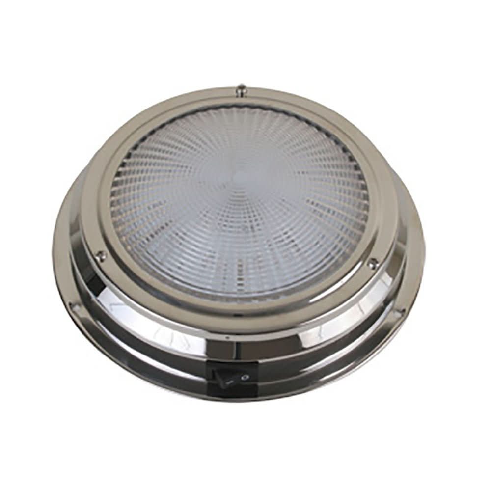 Scandvik LED Dome Light - Traditional - Stainless Steel - 5.5" - 12V - Anchor Express
