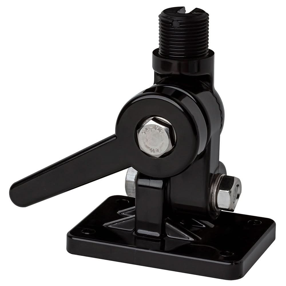 Scout PF AC NBASE002 Four - Way Nylon Ratchet Mount - Black for Marine Antennas - PF AC NBASE002 - Anchor Express