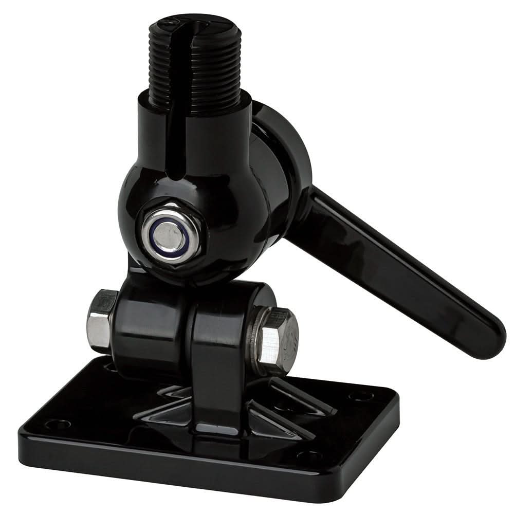 Scout PF AC NBASE002 Four - Way Nylon Ratchet Mount - Black for Marine Antennas - PF AC NBASE002 - Anchor Express