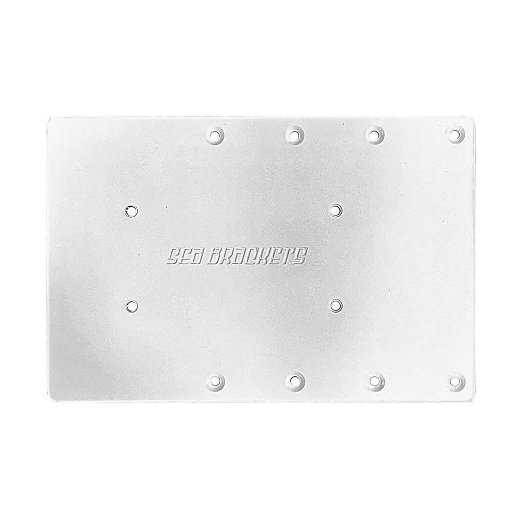 Sea Brackets 12" Straight Trolling Motor Plate f/Garmin Force® Kraken - SEA2313 - Anchor Express