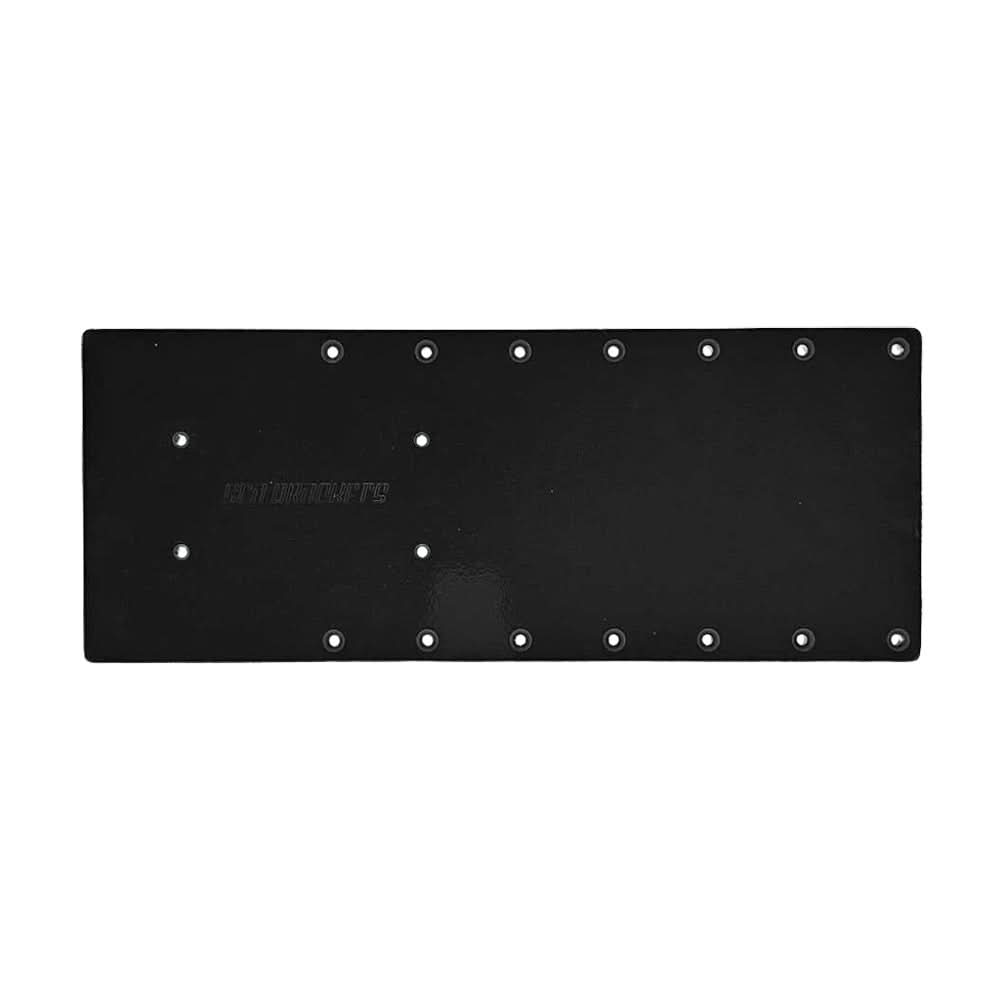 Sea Brackets 18 - Inch Straight Trolling Motor Plate for Garmin Kraken - Black - SEA2302 - BLK - Anchor Express