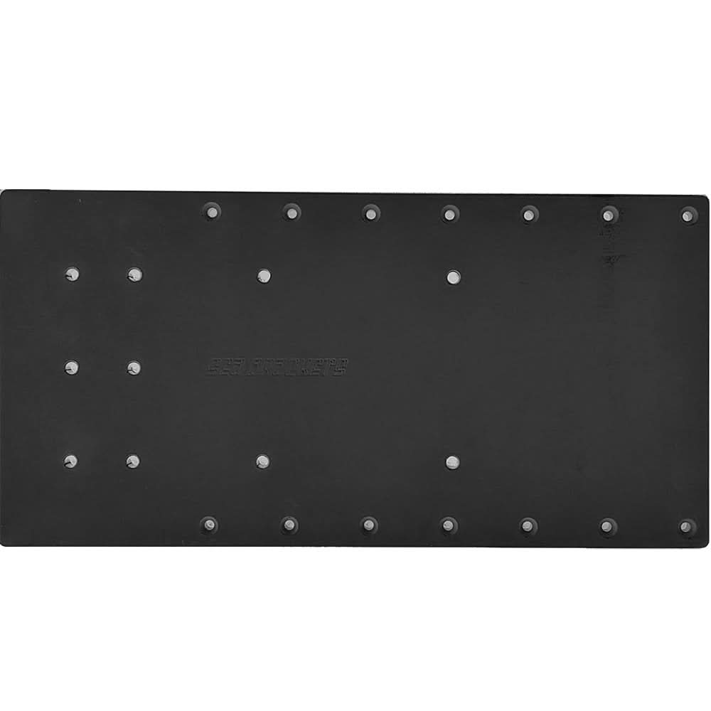 Sea Brackets 20 - Inch Straight Trolling Motor Plate for Minn Kota Quest - Black - SEA2310 - BLK - Anchor Express