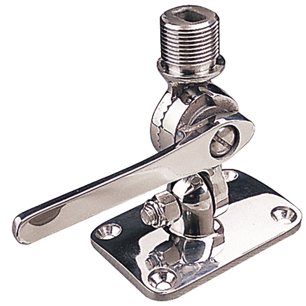 Sea - Dog Adjustable Antenna Base - Deck Mount - Investment Cast 316 Stainless Steel - 329230 - 1 - Anchor Express