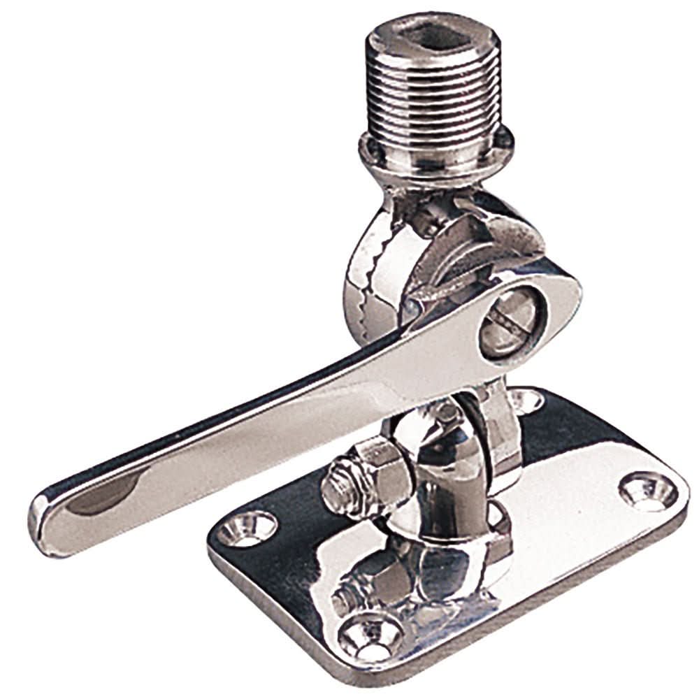 Sea - Dog Adjustable Antenna Base - Deck Mount - Investment Cast 316 Stainless Steel - 329230 - 1 - Anchor Express