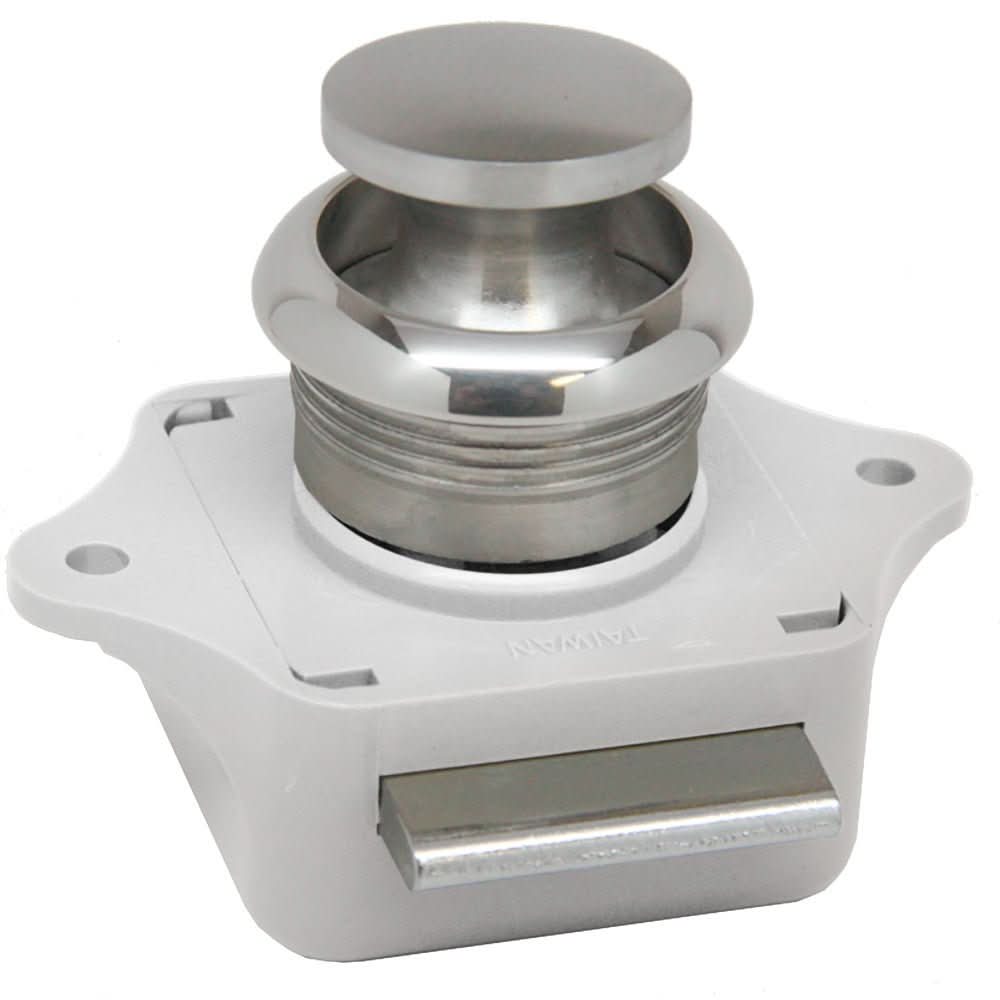 Sea - Dog Push Button Rim Latch - Stainless Steel/Plastic Housing - 225300 - 1 - Anchor Express
