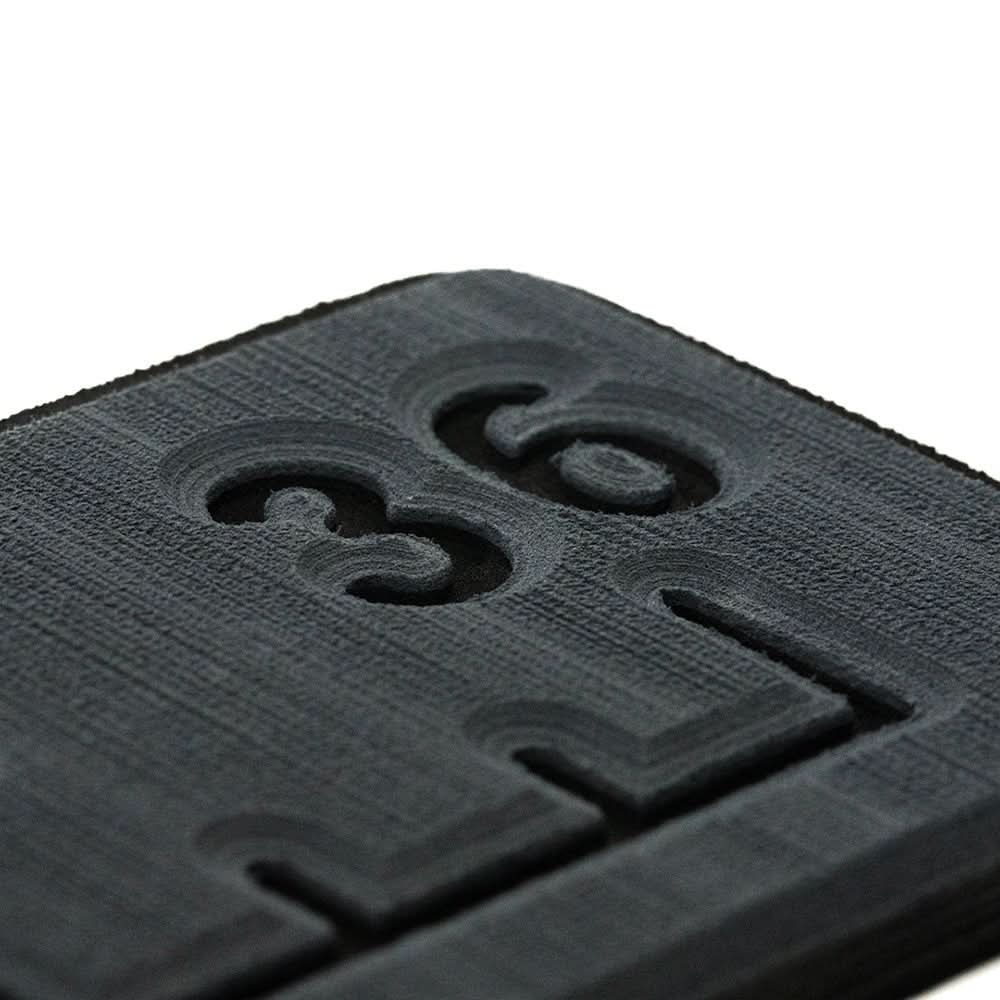 SeaDek 36” Routed Ruler - 6mm - Brushed Texture - Dark Grey/Black - Anchor Express