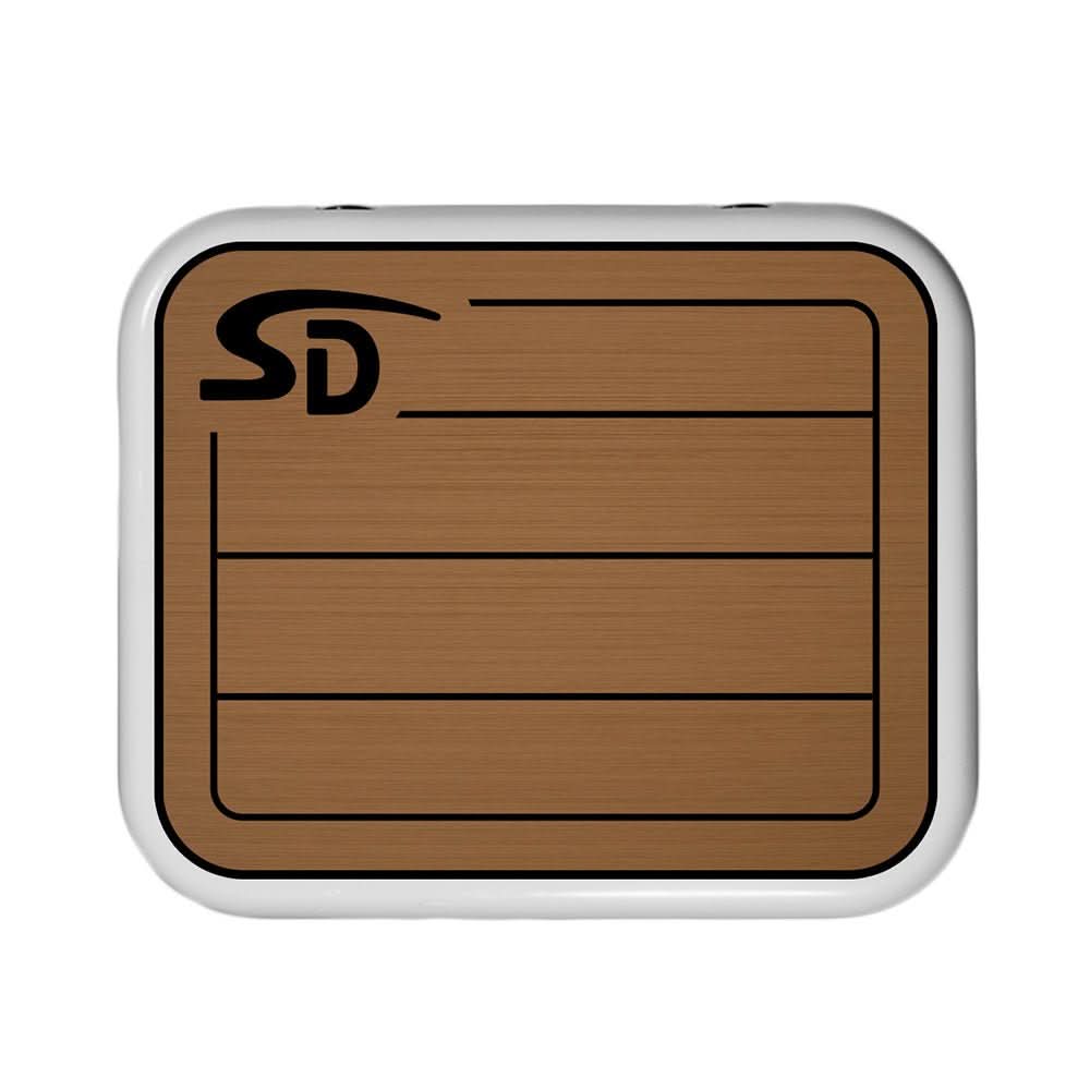 SeaDek YETI Roadie 24 Teak Cooler Pad - 6mm - Mocha/Black - Anchor Express