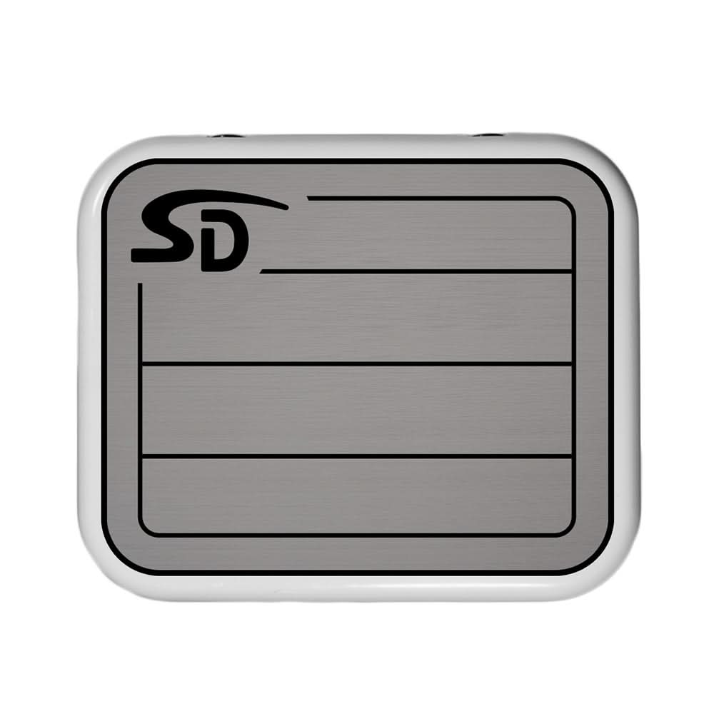 SeaDek YETI Roadie 24 Teak Cooler Pad - 6mm - Storm Grey/Black - Anchor Express