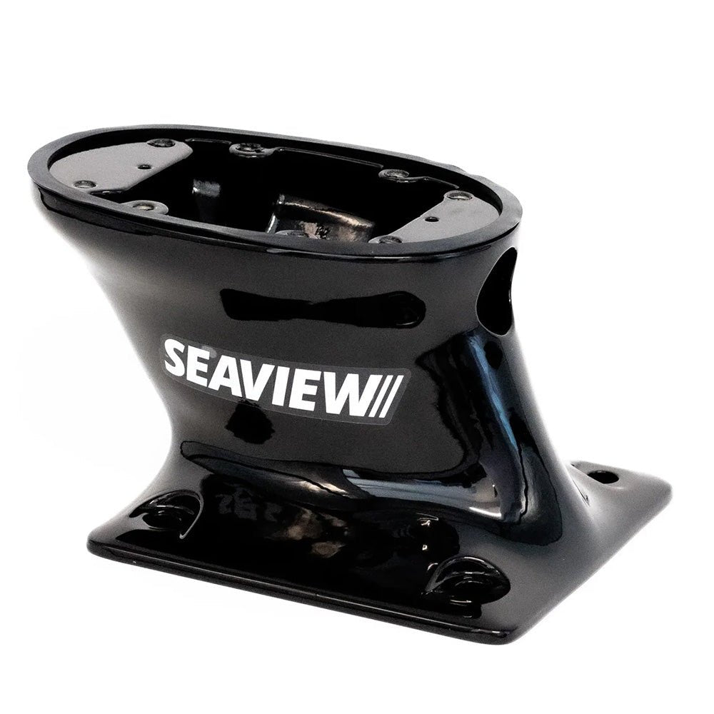 Seaview 5" Black Modular Mount - Forward Raked - 7"x7" Base Plate - Top Plate Required - Anchor Express