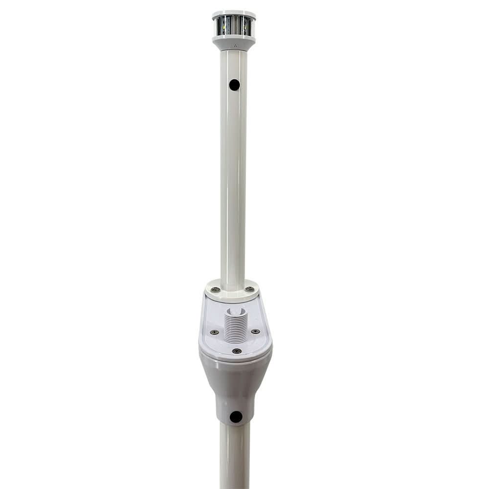 Seaview C5 Certified Light Bar Top w/LTBLED12 Masthead Light & Threads f/GPS - LTBU1ALED12C5 - Anchor Express