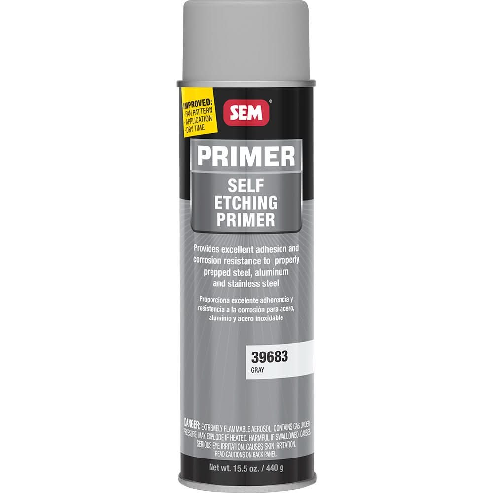 SEM Self Etching Primer 20oz Aerosol Can - Grey for Steel and Aluminum - 39683 - Anchor Express