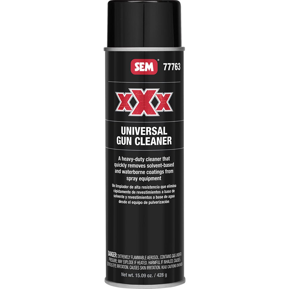 SEM XXX Universal Gun Cleaner - 20oz Aerosol Can for Spray Equipment and Metal Surfaces - 77763 - Anchor Express