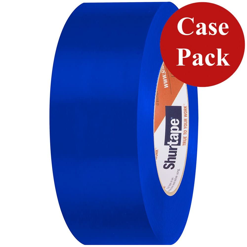 Shurtape UV - Resistant Marine Heat Shrink Tape - 48MM x 55M Roll - Straight Edge Blue *Case of 24 Rolls* - Anchor Express