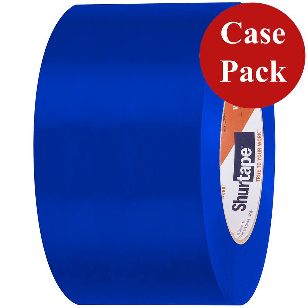 Shurtape UV - Resistant Marine Heat Shrink Tape - 72MM x 55M Roll - Straight Edge Blue *Case of 16 Rolls* - Anchor Express