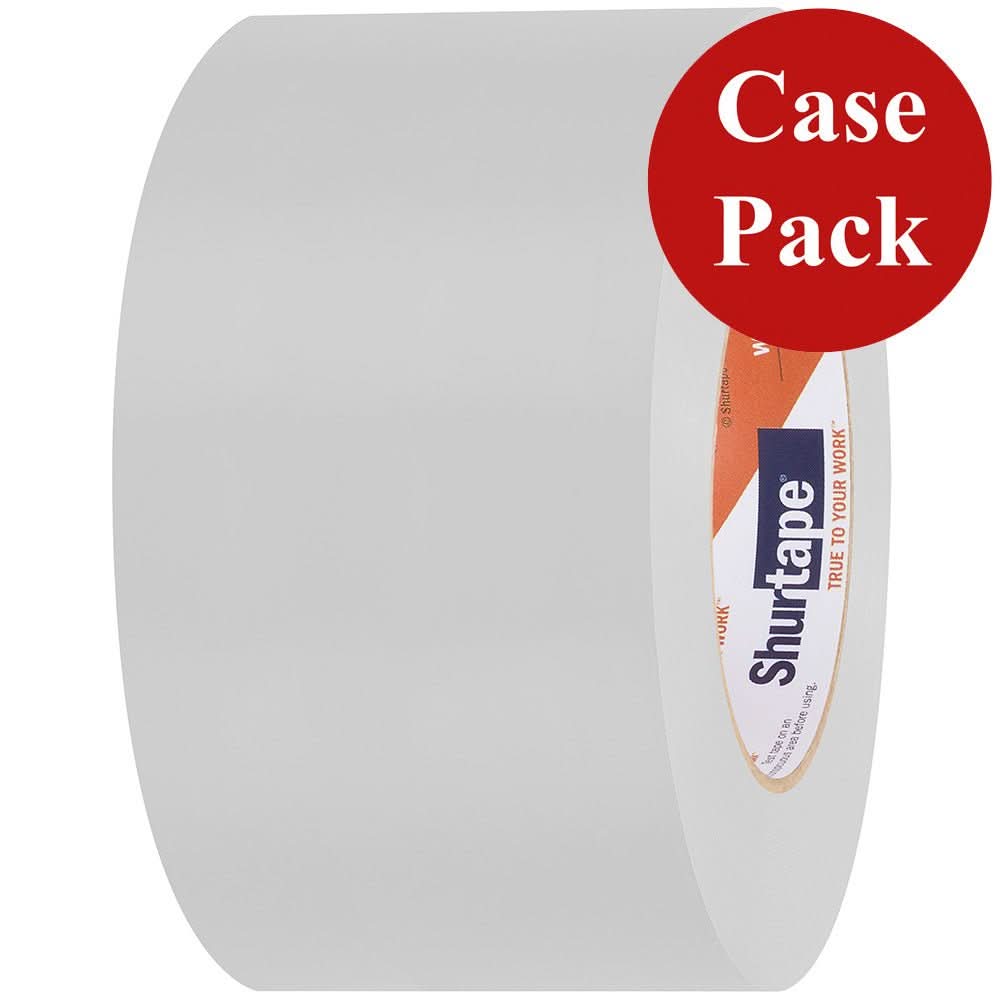 Shurtape UV - Resistant Marine Heat Shrink Tape - 72MM x 55M Roll - Straight Edge White *Case of 16 Rolls* - Anchor Express