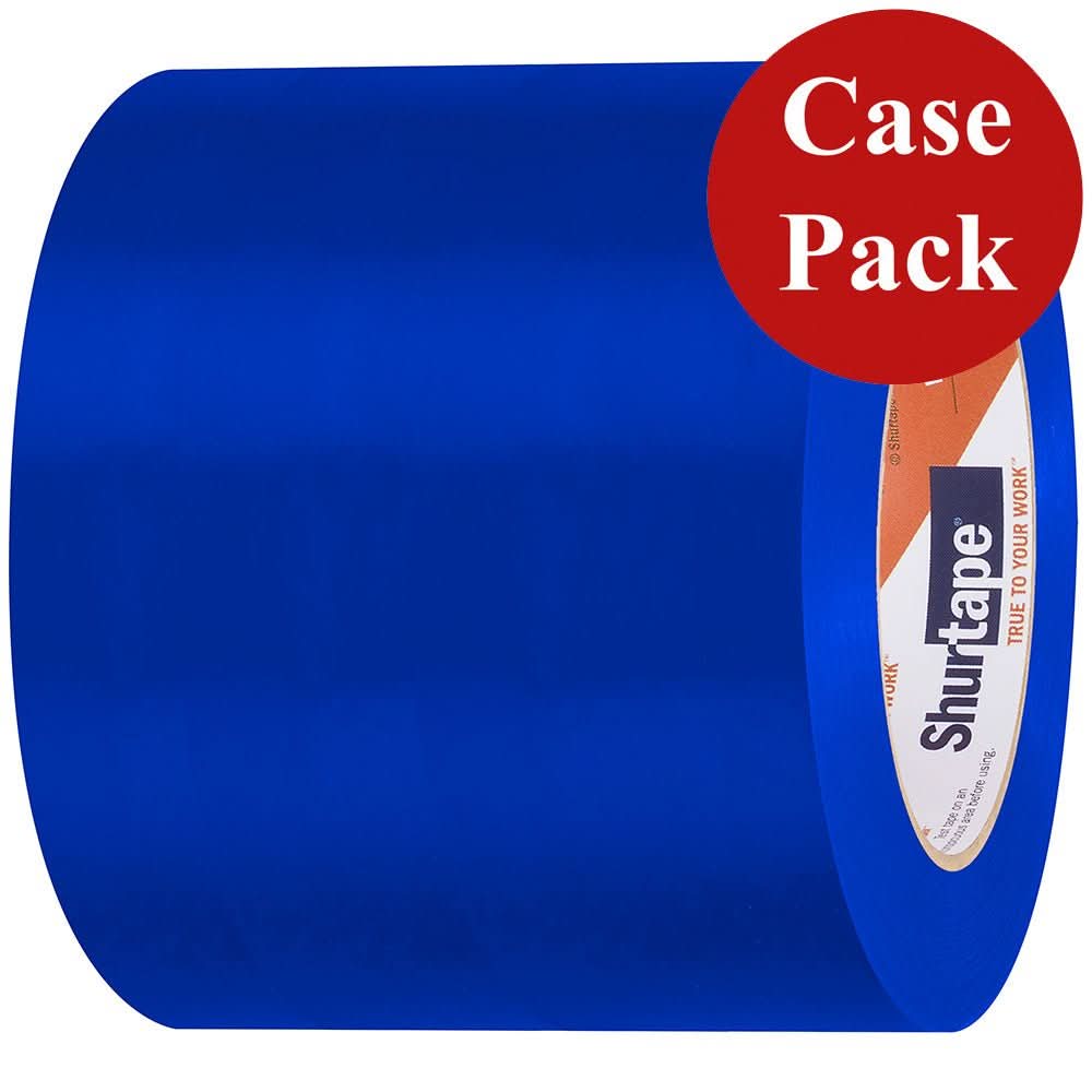 Shurtape UV - Resistant Marine Hull Preservation Tape - 96MM - 33M Roll - Straight Edge Blue *Case of 12 Rolls* - Anchor Express