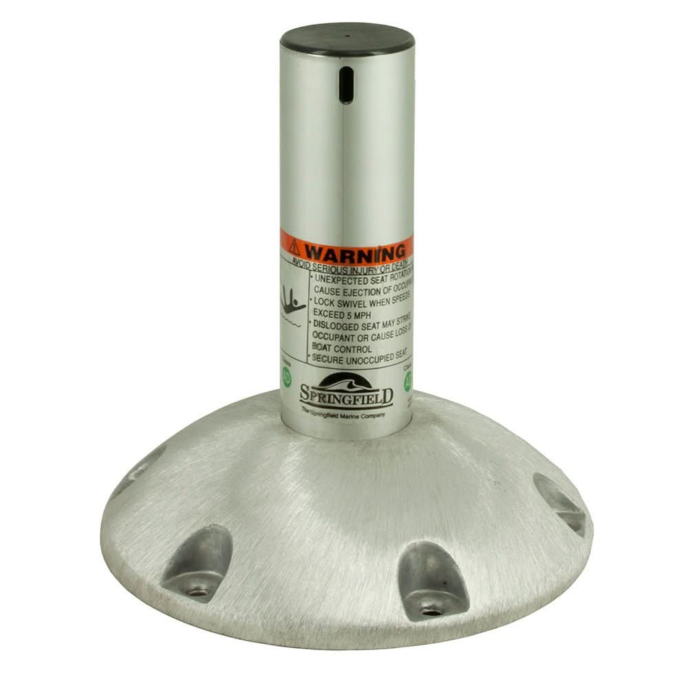 Springfield Marine 1250309 - LNS 2 - 3/8 inch Explorer Fixed - Height Locking Pedestal - 9 inch - 1250309 - LNS - Anchor Express
