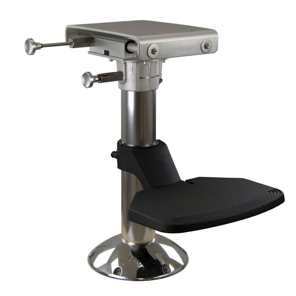 Springfield Marine 4 - inch Offshore Fixed - Height Helm Pedestal Package with Swivel and Flip - Up Footrest - 1457545 - Anchor Express