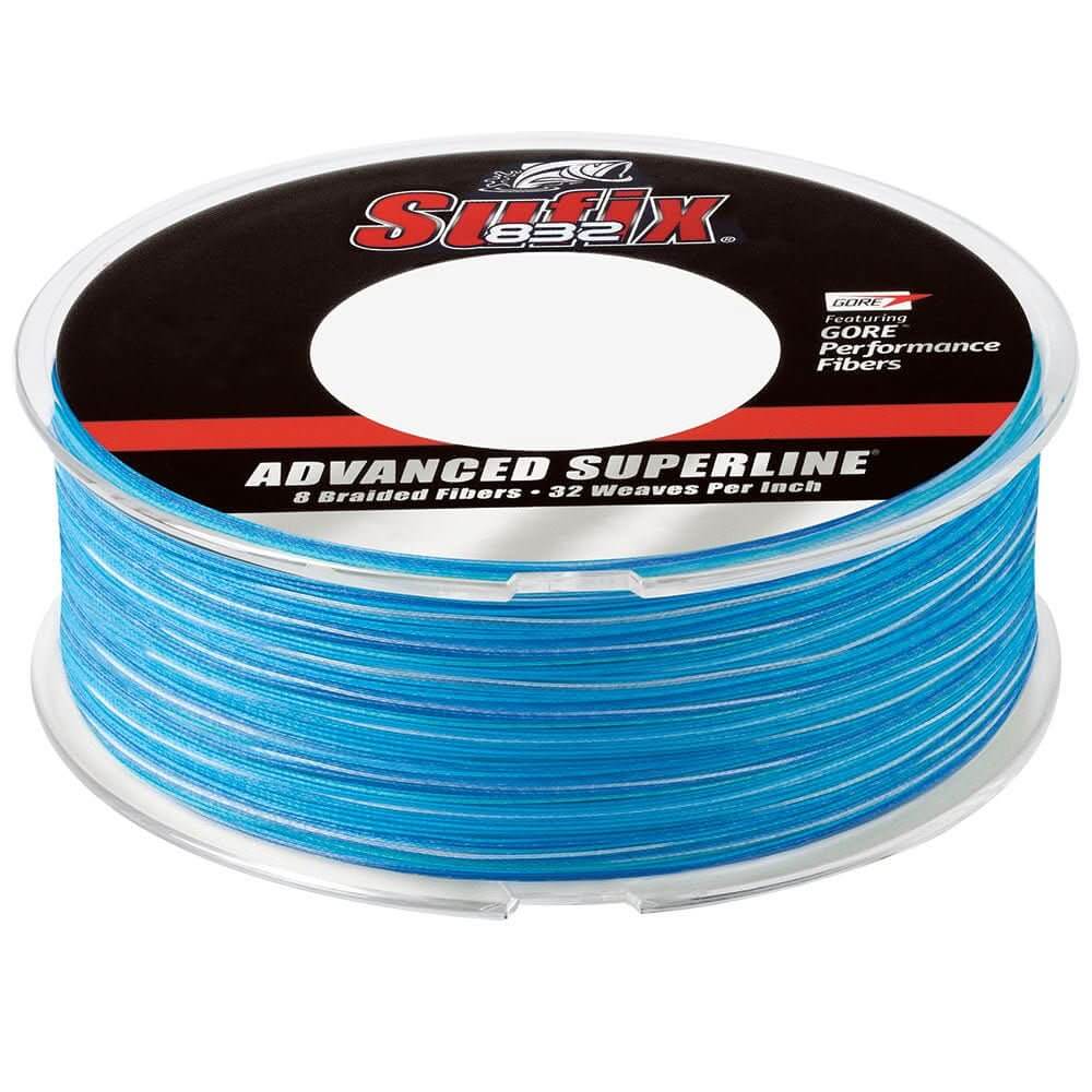 Sufix 832 Braid - 50lb Coastal Camo - 600 Yards, Advanced Superline for Fishing - 660 - 250CC - Anchor Express