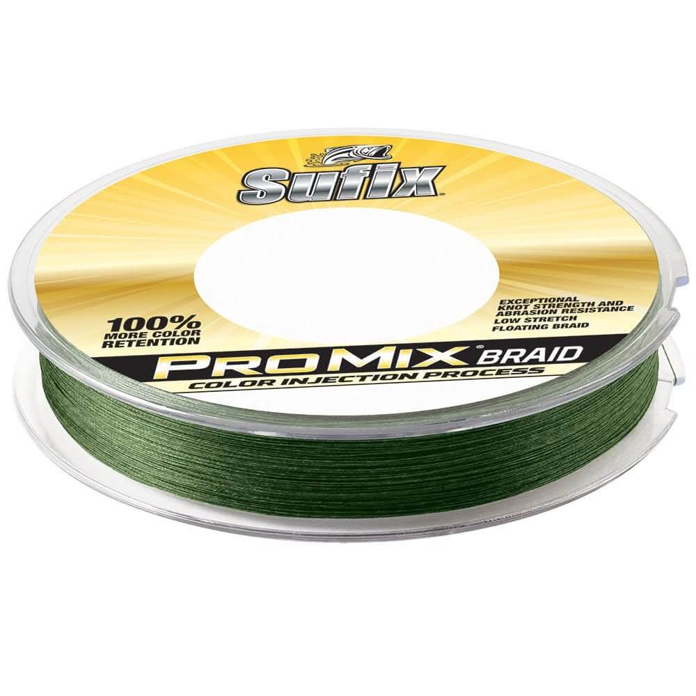 Sufix ProMix Braid 6lbs - Green - 150 yards for Freshwater and Saltwater Fishing - 630 - 006G - Anchor Express