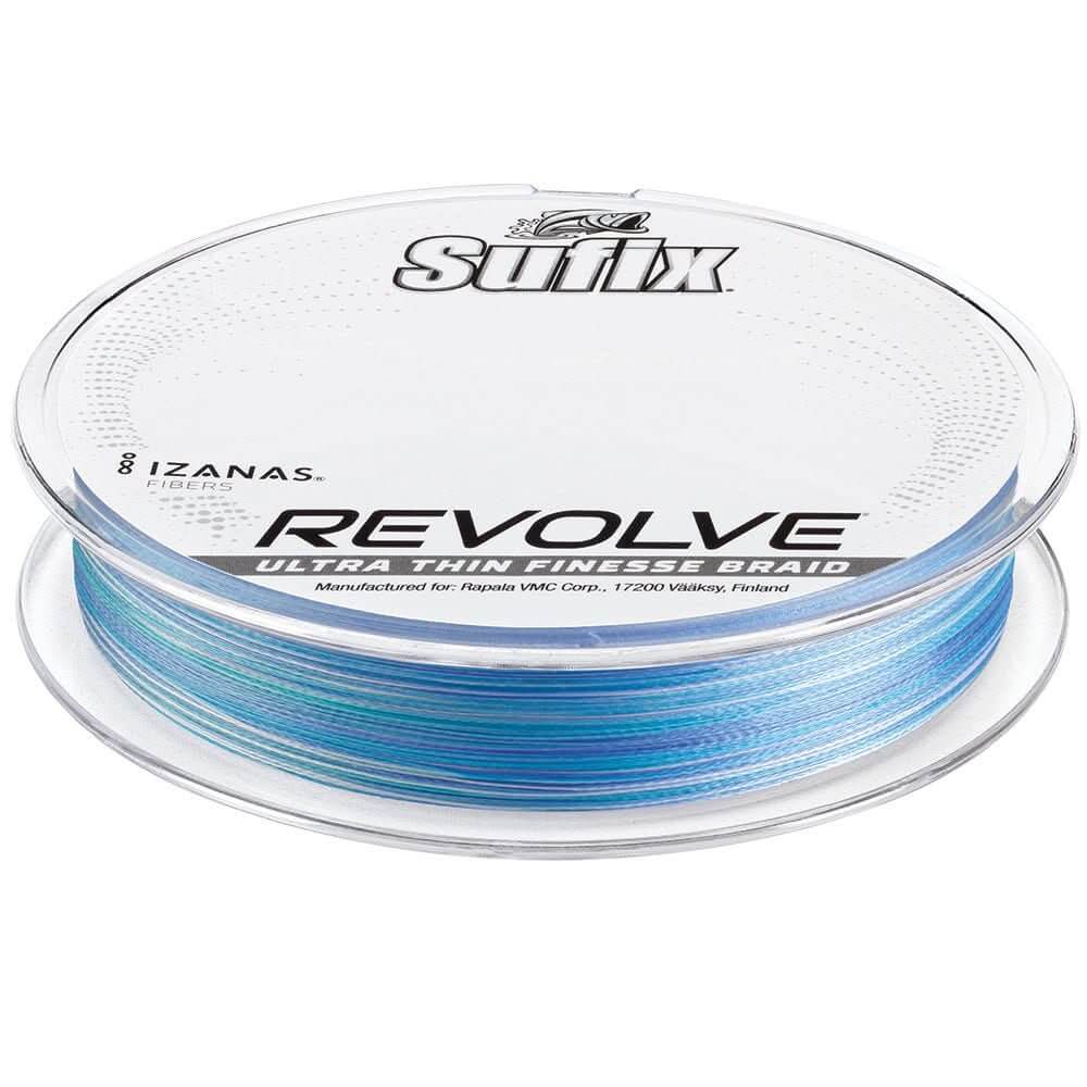 Sufix Revolve Braid 14 lb Coastal Camo - 200 Yards for Spinning and BFS Applications - 691 - 514CC - Anchor Express