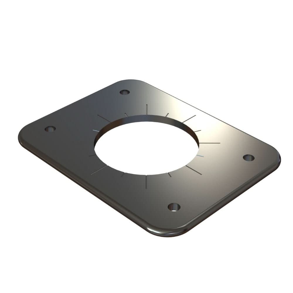 TACO Marine Grand Slam 300 Universal Backing Plate Pair for GS - 300 & GS - 390 Outrigger Mounts - BP - 0300BSY - 1 - Anchor Express