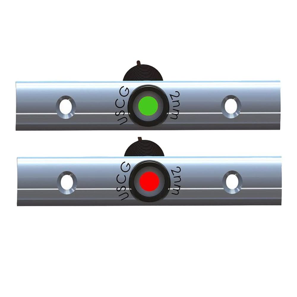 TACO Rub Rail Mounted LED Navigation Light Set - 4" w/Deutsch Plug Port & Starboard - Anchor Express