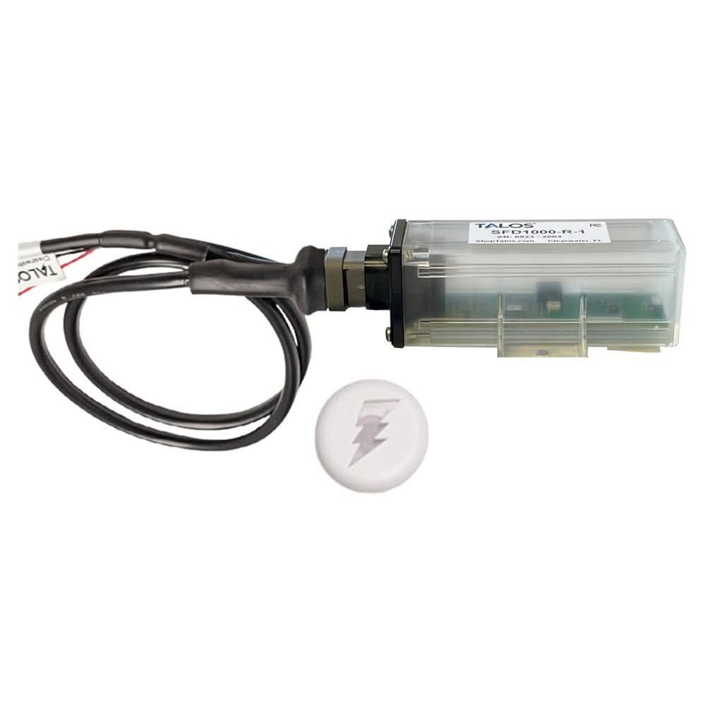 TALOS Remote Housing Lightning Detection System w/10' Cable - White Round Indicator w/Translucent Housing - Anchor Express