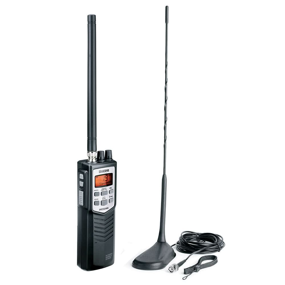 Uniden PRO501TK Handheld CB Radio w/High Gain Magnetic Mount Antenna - Anchor Express