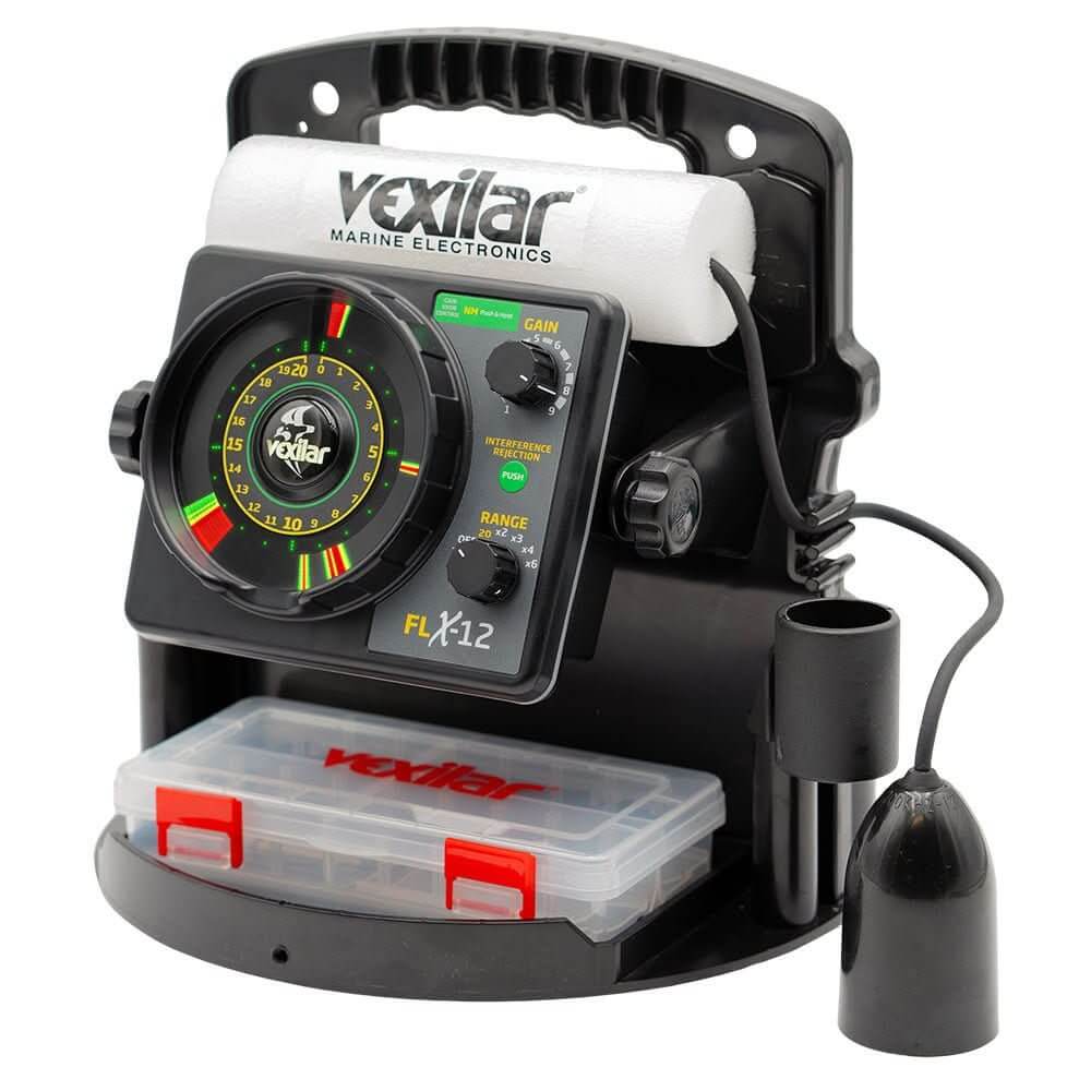 Vexilar FLX - 12 Pro Pack II Fishing System with 12 Degree Ice Transducer - PPX1212 - Anchor Express