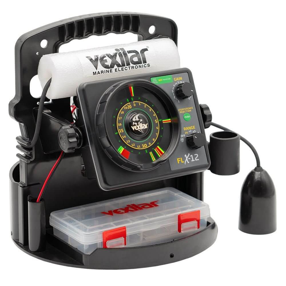Vexilar FLX - 12 Pro Pack II Fishing System with 12 Degree Ice Transducer - PPX1212 - Anchor Express