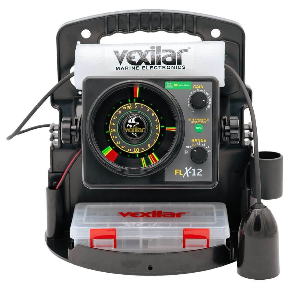 Vexilar FLX - 12 Pro Pack II Fishing System with 12 Degree Ice Transducer - PPX1212 - Anchor Express