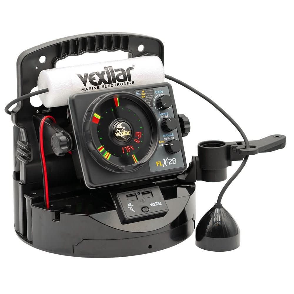 Vexilar FLX - 28 Pro Pack Elite Fishing System with Pro View Ice - Ducer and Lithium Battery - PPEL28PV - Anchor Express