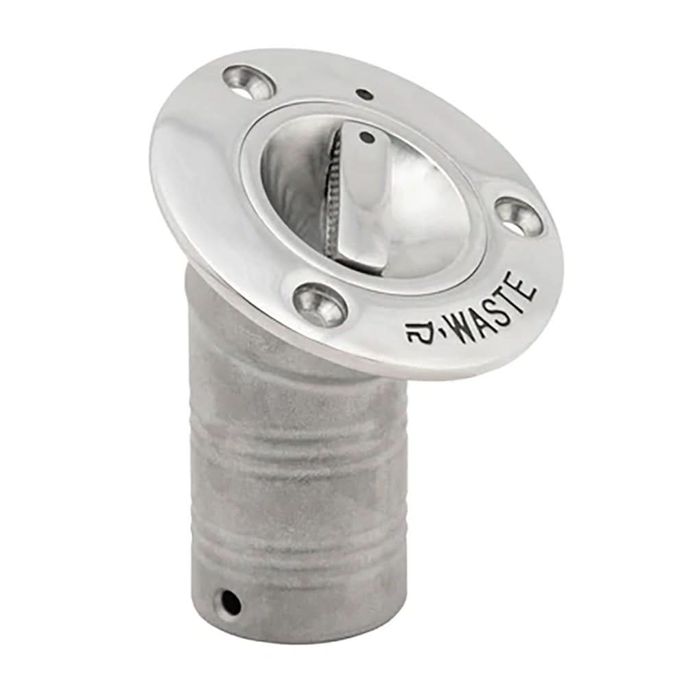 Whitecap 30° EPA Pull - Up Deck Fill Angled 1 - 1/2" (Waste) - 6126AEPA - Anchor Express